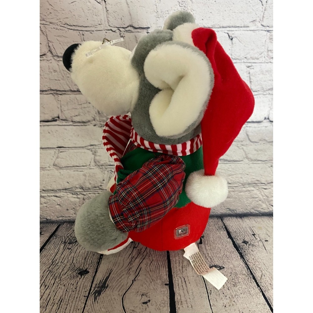 Thomas Pacconi Classic Mr &‎ Mrs Mouse Christmas Animated Plush Jingle Bells - Picture 6 of 16